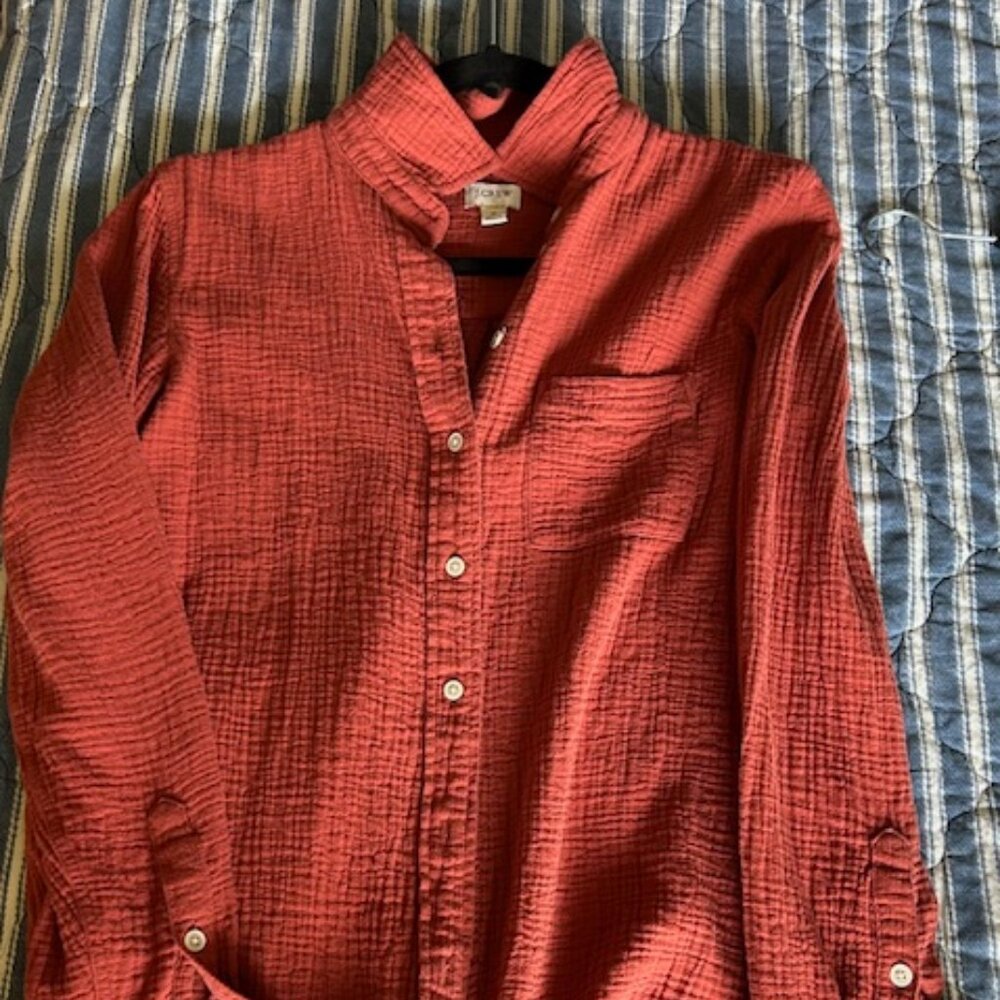 J. Crew Women's Double Gauze Shirt